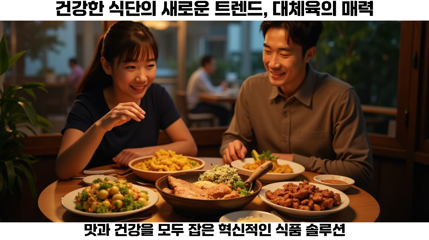 대체육과 비건 식품의 혁신: 식물성 식품으로 친환경 식단 즐기기 3 대체육의 진화