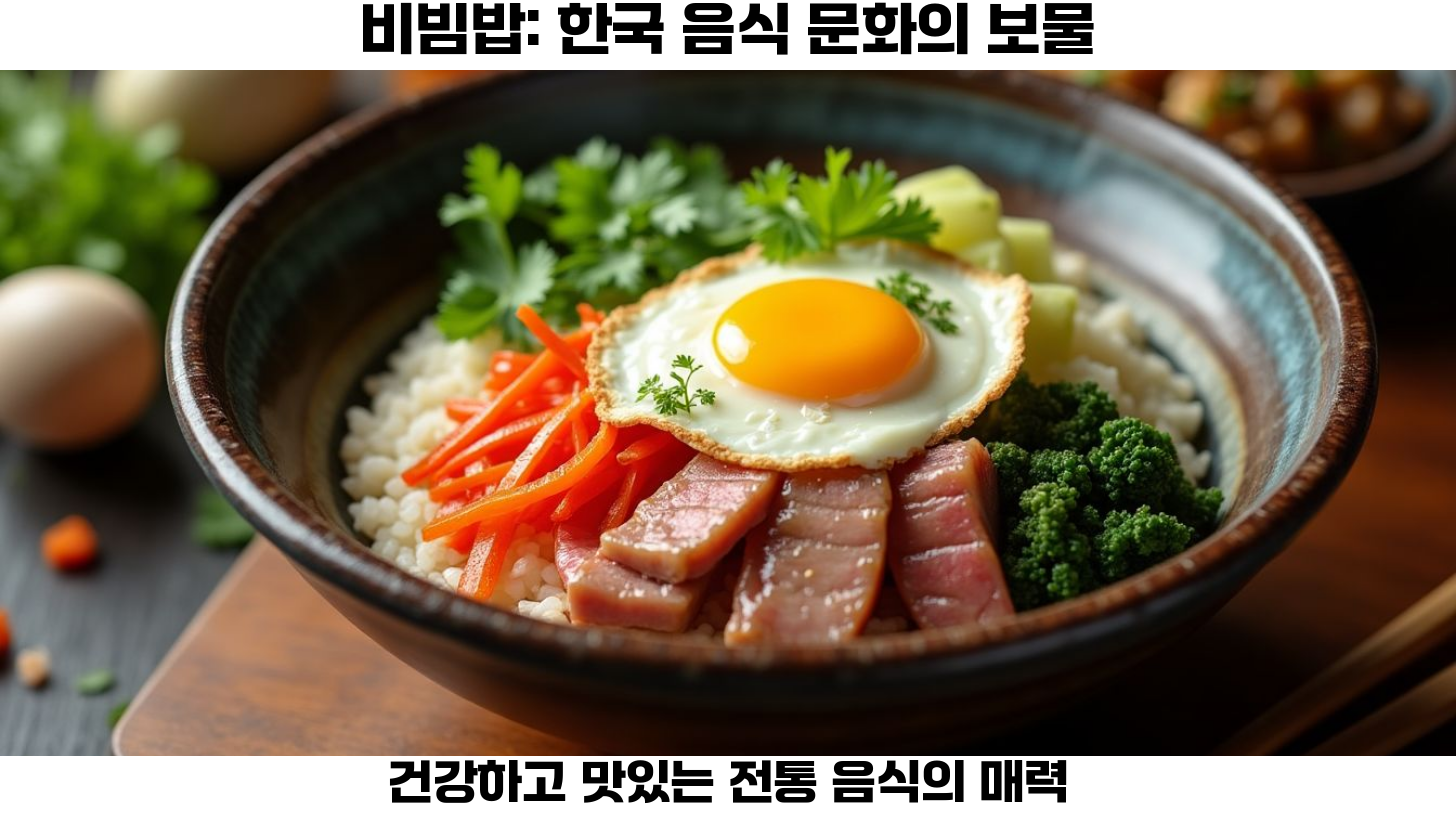 비빔밥의 매력: 건강식 한식 요리 레시피와 한국 음식 문화 탐방 2 비빔밥