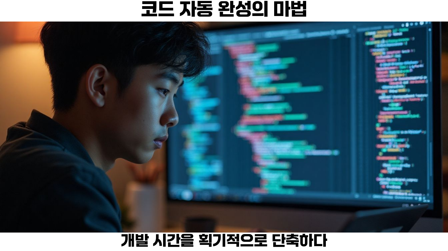 AI 코드 어시스턴트: 프로그래밍 생산성을 극대화하는 최신 도구 3 코드 자동 완성 기능