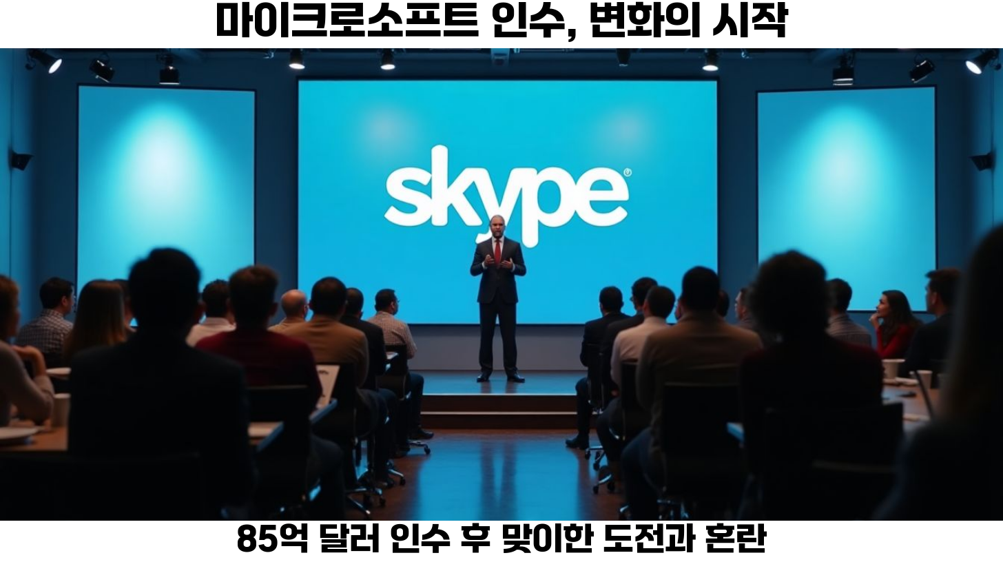 스카이프 몰락의 원인과 교훈: 시대에 뒤처진 혁신의 끝 3 마이크로소프트의 인수가 가져온 변화와 도전