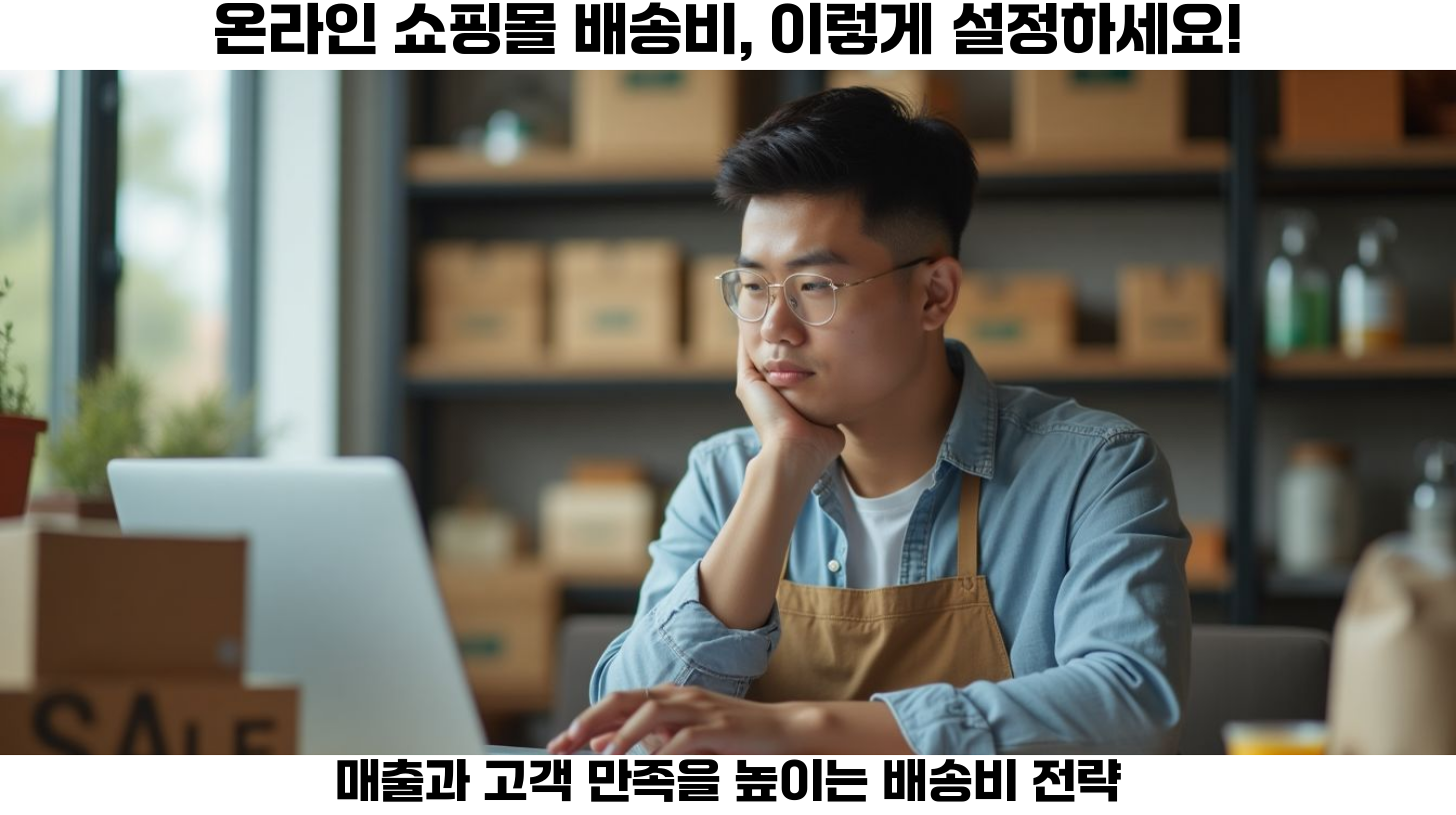 첫번째, 배송비는 온라인 쇼핑몰 운영에서 매우 중요한 요소 중 하나입니다.