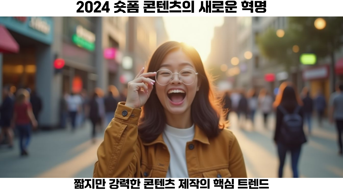 2024년 숏폼 콘텐츠 제작을 위한 필수 도구 2 숏폼 콘텐츠 제작의 중요성과 트렌드 분석