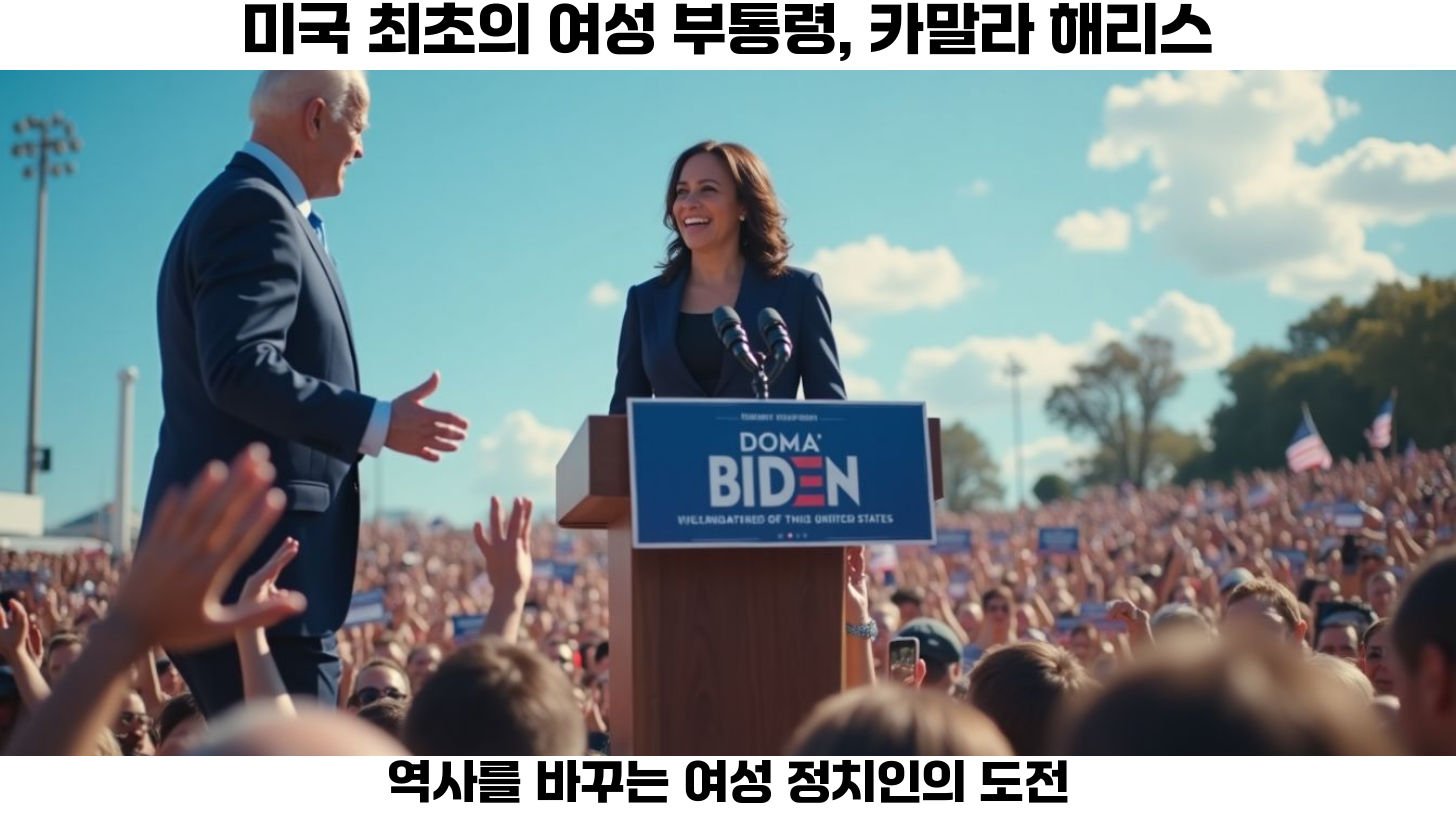 카말라 해리스: 미국의 첫 여성 부통령