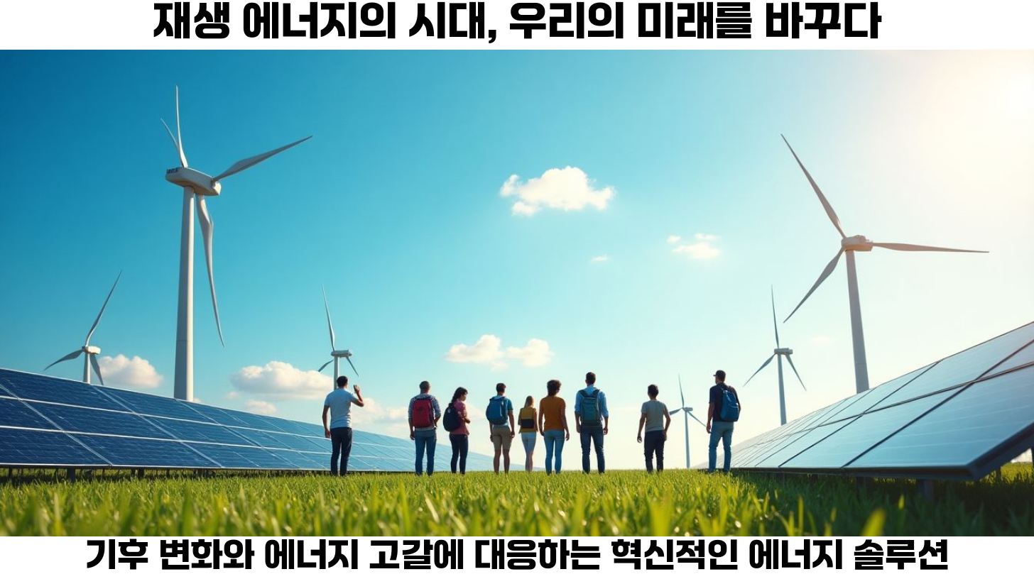 재생 에너지의 미래: 태양광, 풍력, 수소 에너지와 에너지 저장의 혁신 2 재생 에너지의 미래