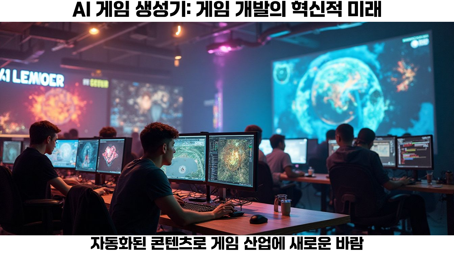 AI 기반 게임 디자인의 혁신적인 접근 방식