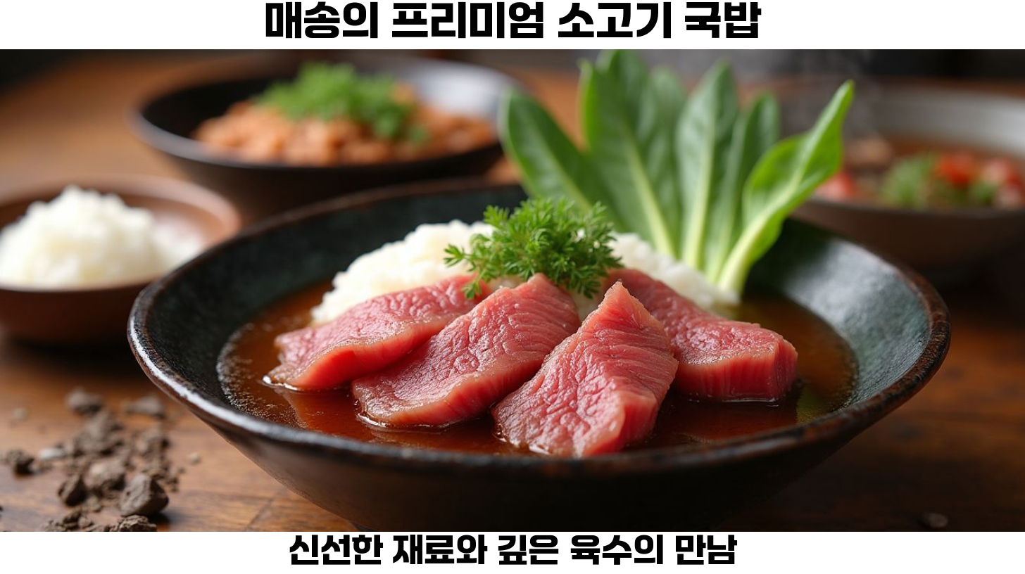매송 소고기 국밥