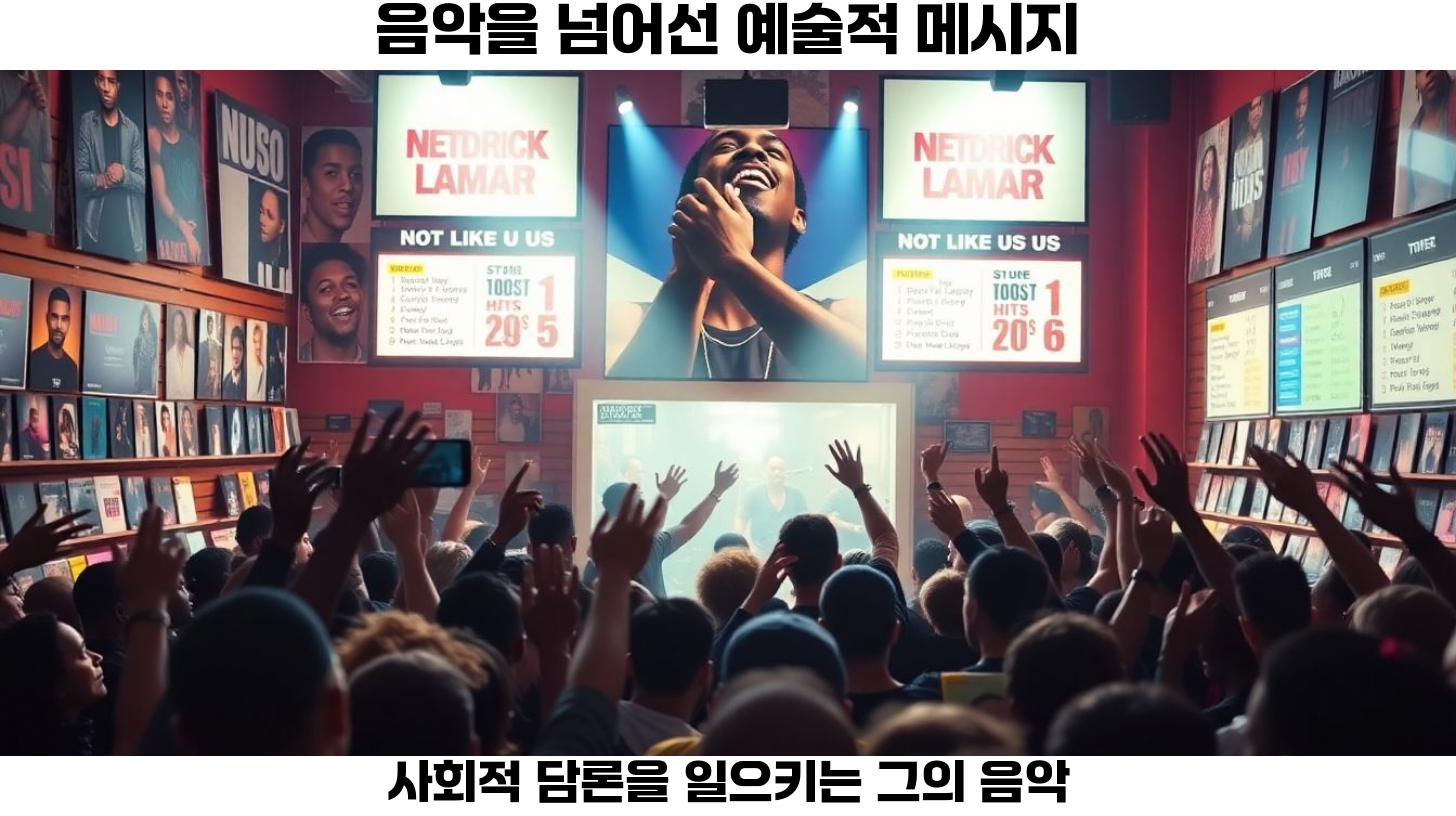 켄드릭 라마의 Not Like Us: 힙합의 새로운 패러다임을 제시하다 3 켄드릭 라마신곡의 메시지