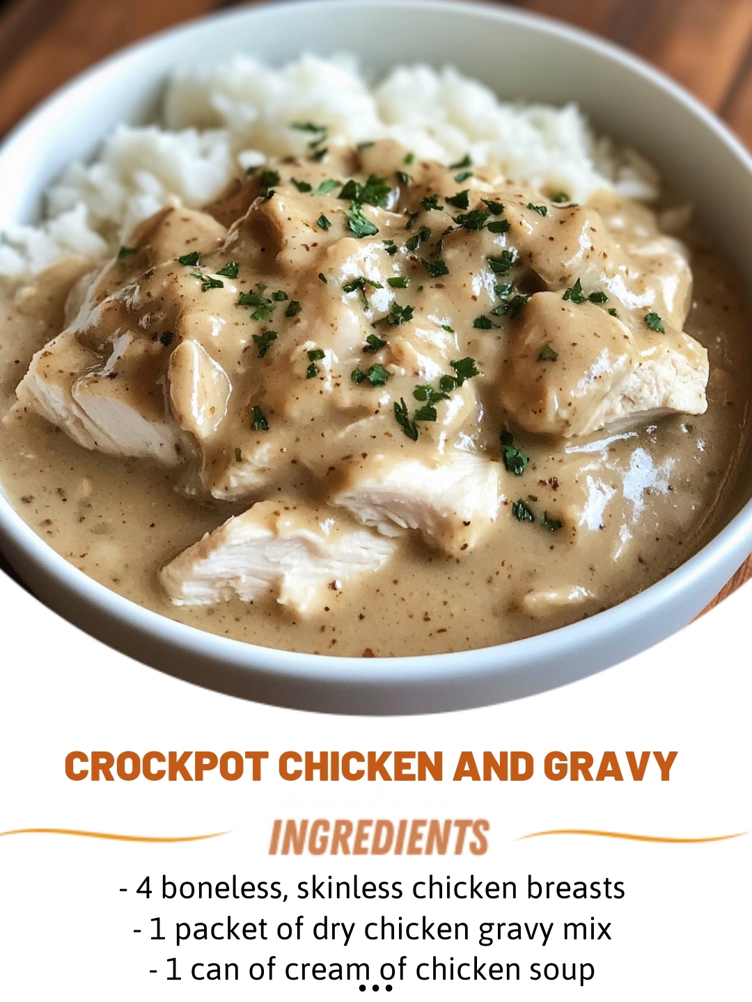 Crockpot Chicken and Gravy
