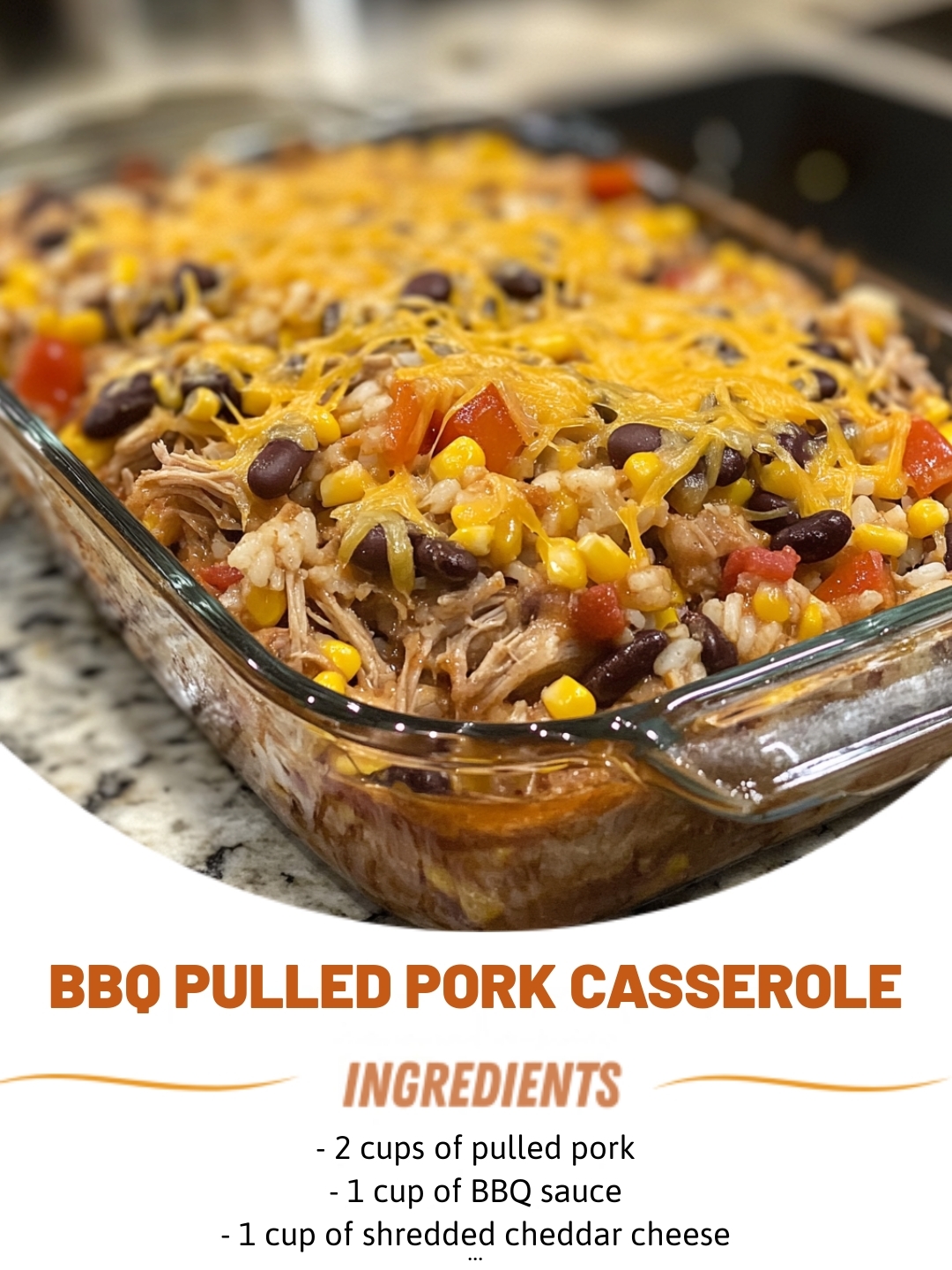 BBQ Pulled Pork Casserole