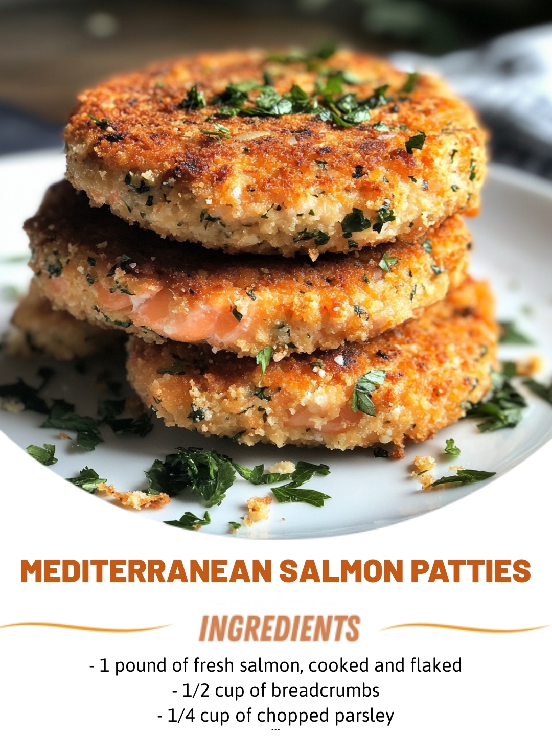 Mediterranean Salmon Patties