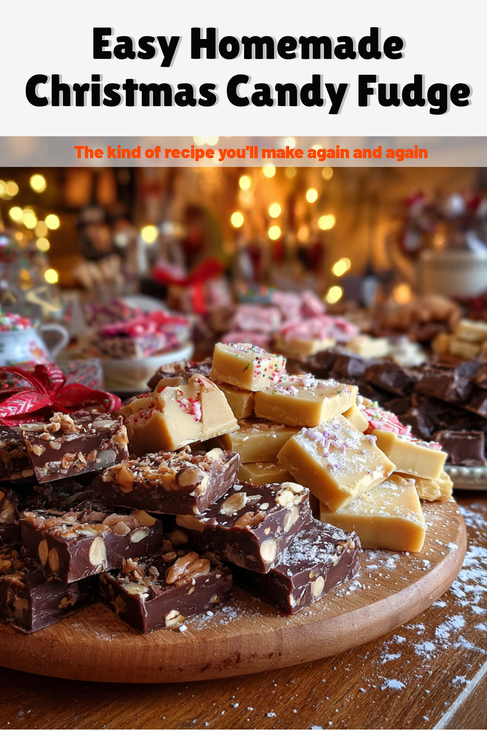 Easy Homemade Christmas Candy Fudge