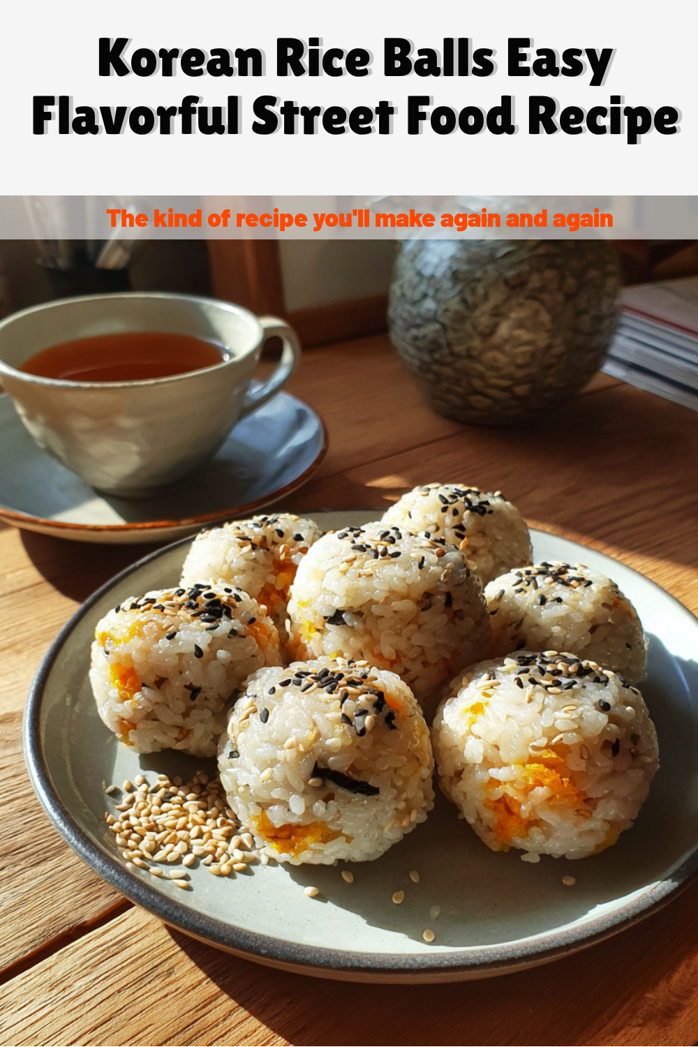 Korean rice balls easy flavorful street food recipe
