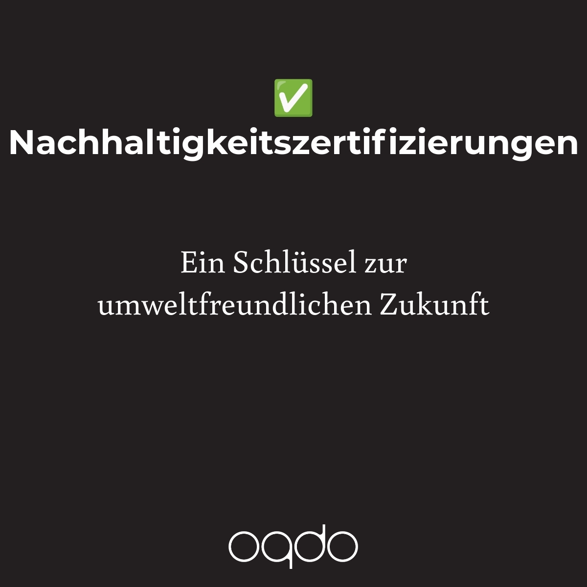 Thumbnail for: ✅ Nachhaltigkeitszertifizierungen: Ein Schlüssel zur umweltfreundlichen Zukunft